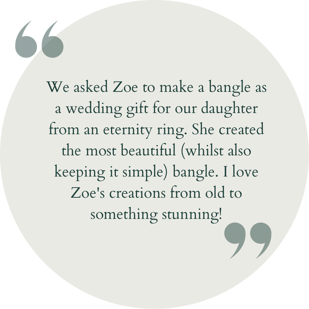 Review of a bespoke piece of jewellery