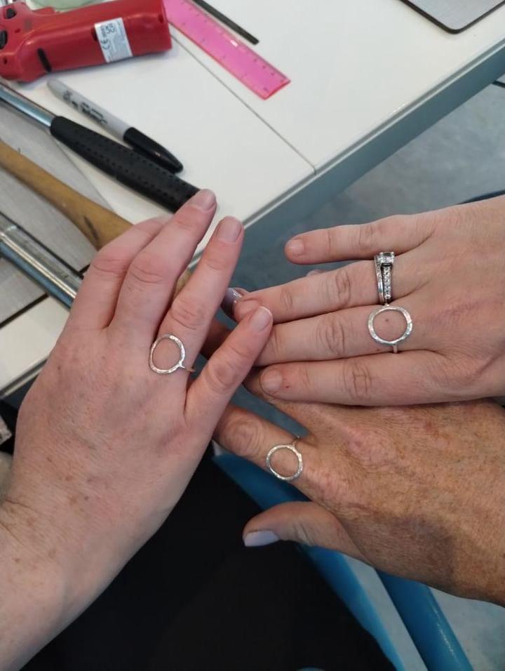 Statement Hoop Ring Workshop - Friday 17th Apr 2026 11am-2pm