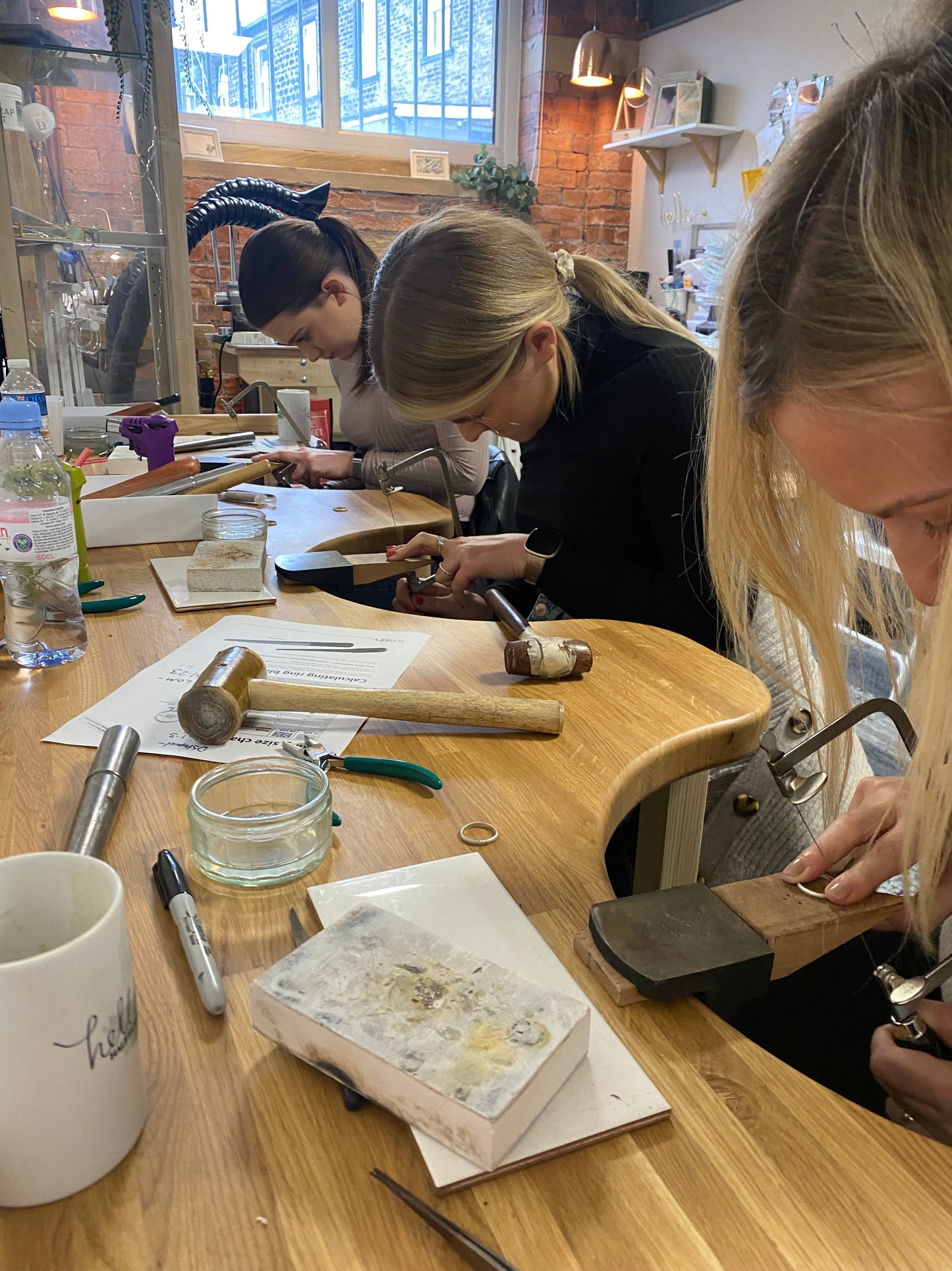 Silver Leaf Print Jewellery Set Workshop - Tuesday 3rd March 2026 10am-2pm