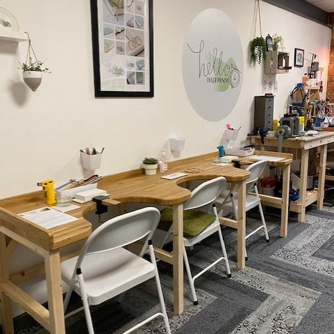 silver jewellery making workshop studio