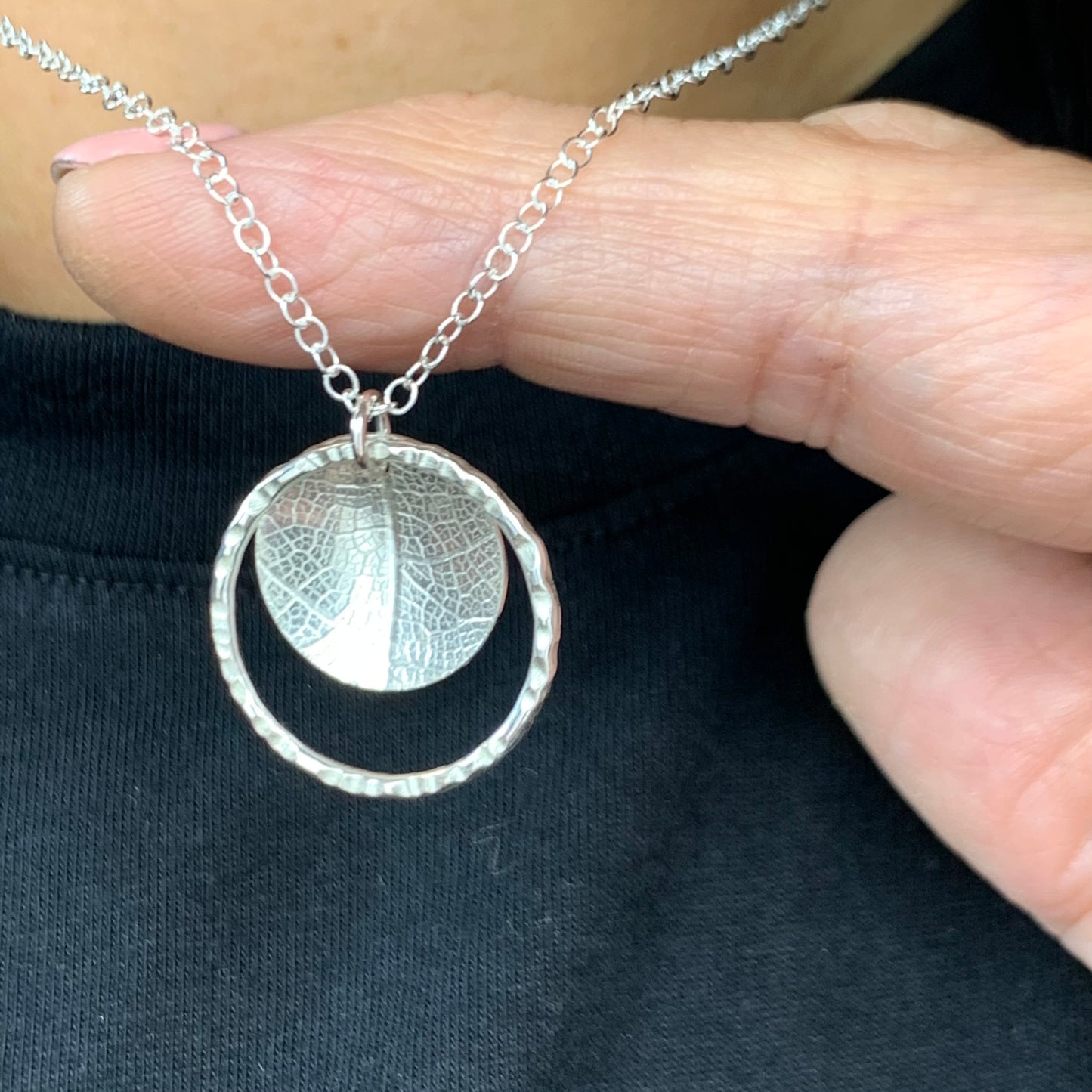 Silver Leaf Print Jewellery Set Workshop  - Tuesday 3rd March 2026 10am-2pm