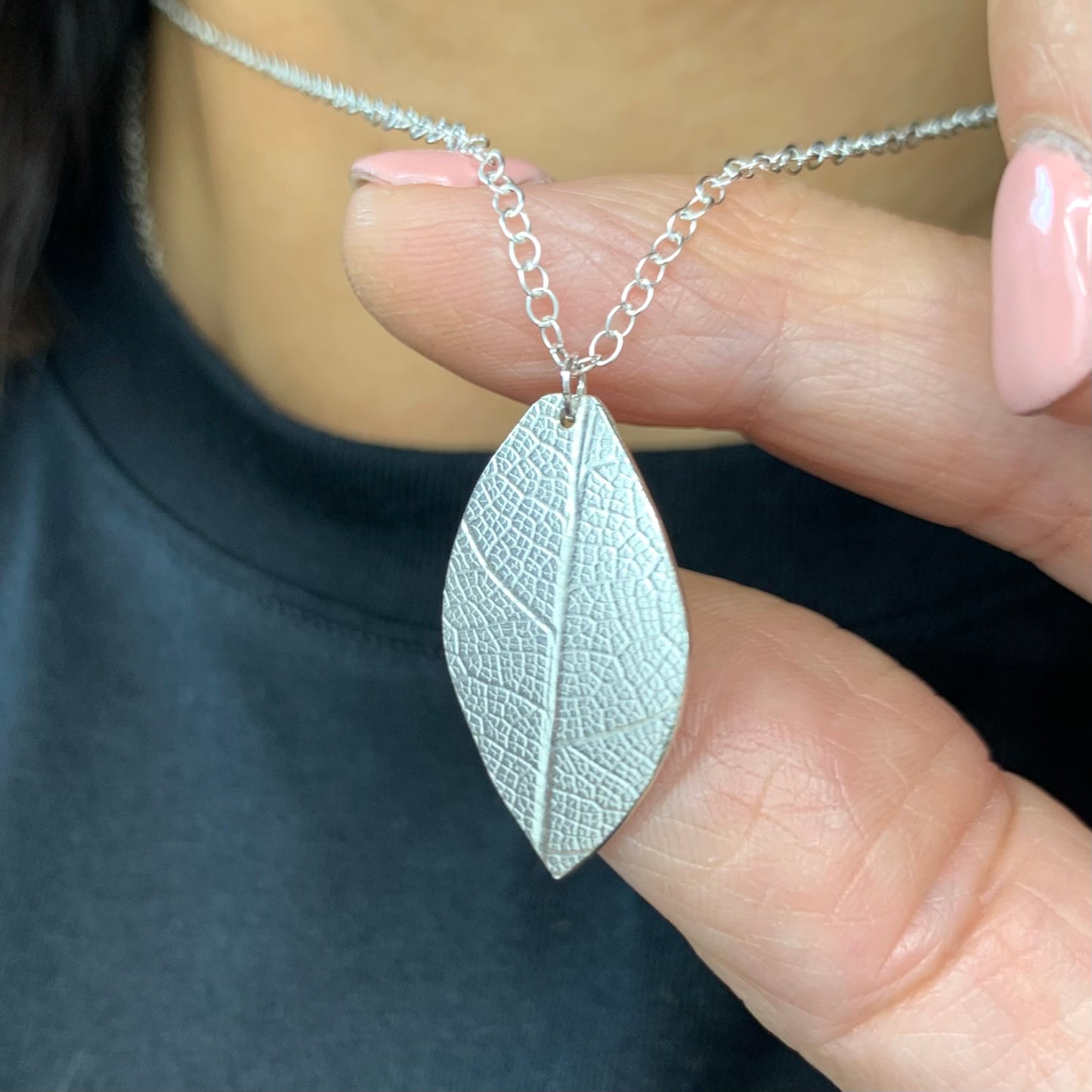 Silver Leaf Print Jewellery Set Workshop  - Tuesday 3rd March 2026 10am-2pm