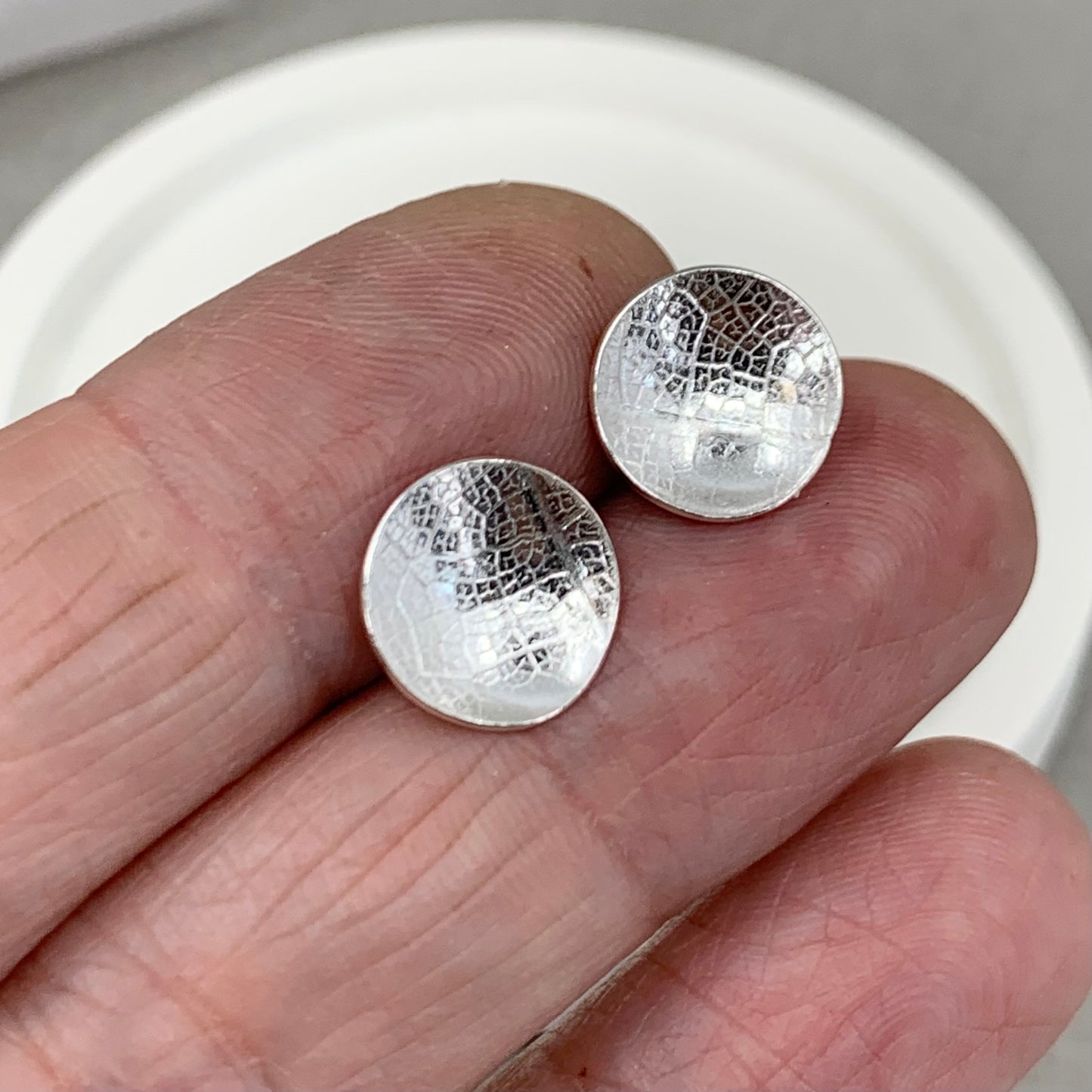 Silver Leaf Print Jewellery Set Workshop  - Tuesday 3rd March 2026 10am-2pm