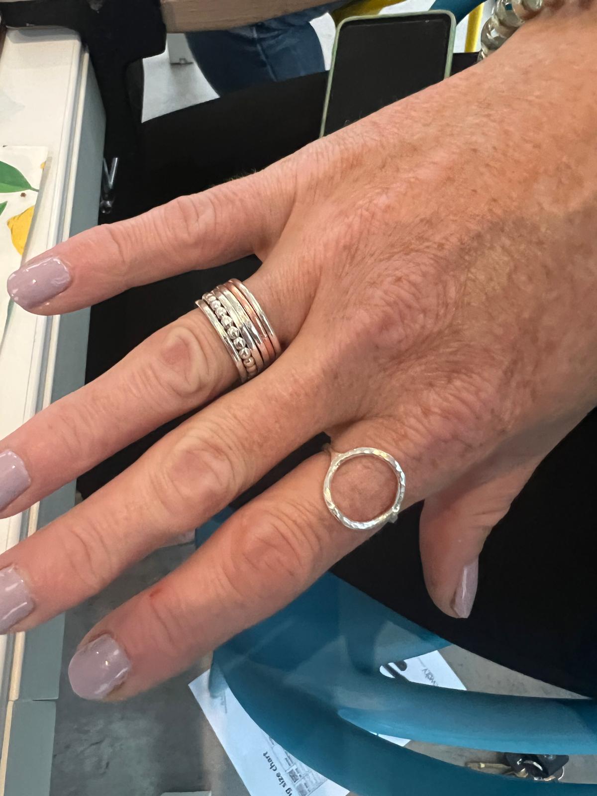 Statement Hoop Ring Workshop - Friday 17th Apr 2026 11am-2pm