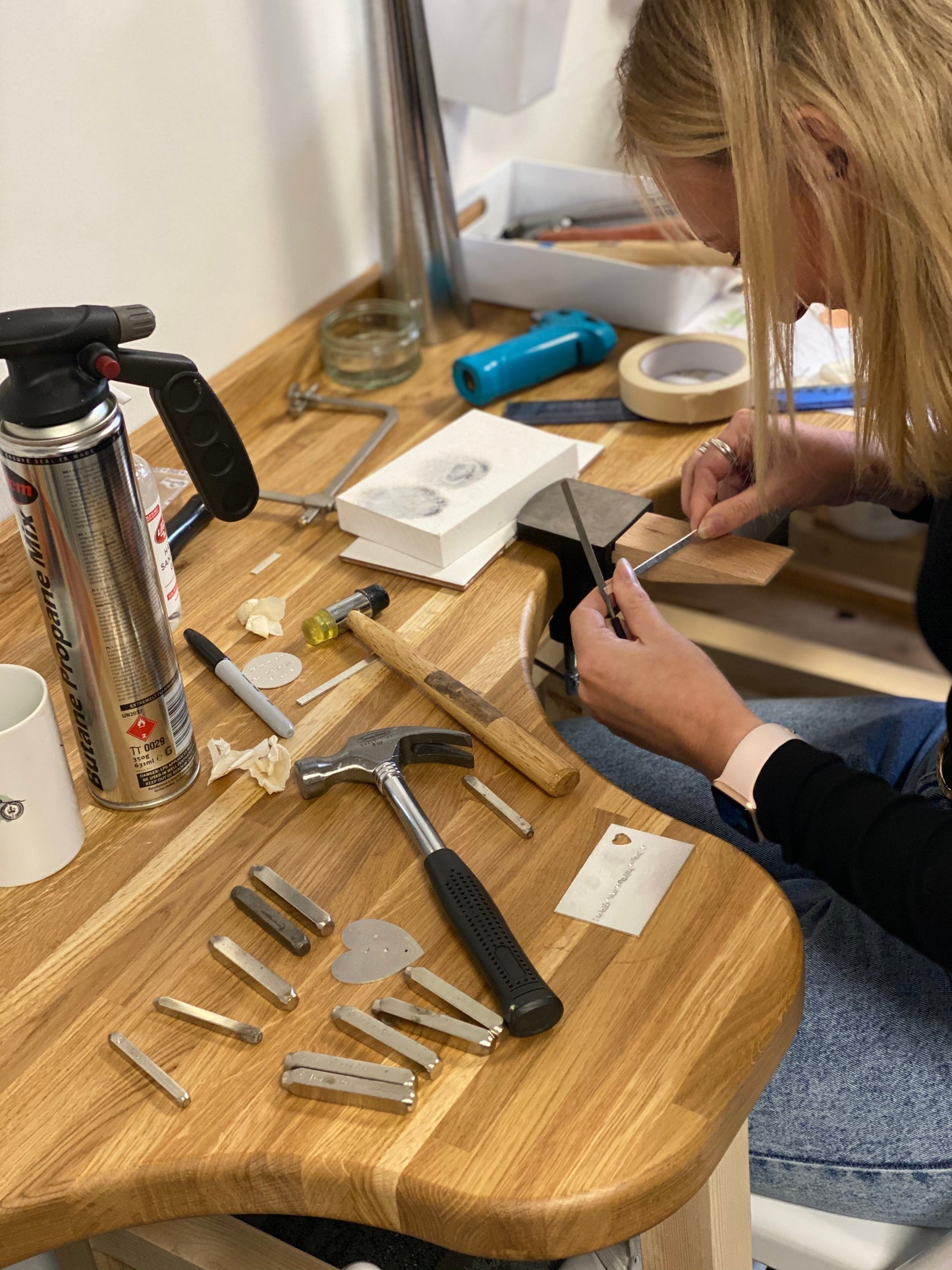 Hoop and Stud Earring Workshop - Thursday 13th March 2025 6pm-9pm