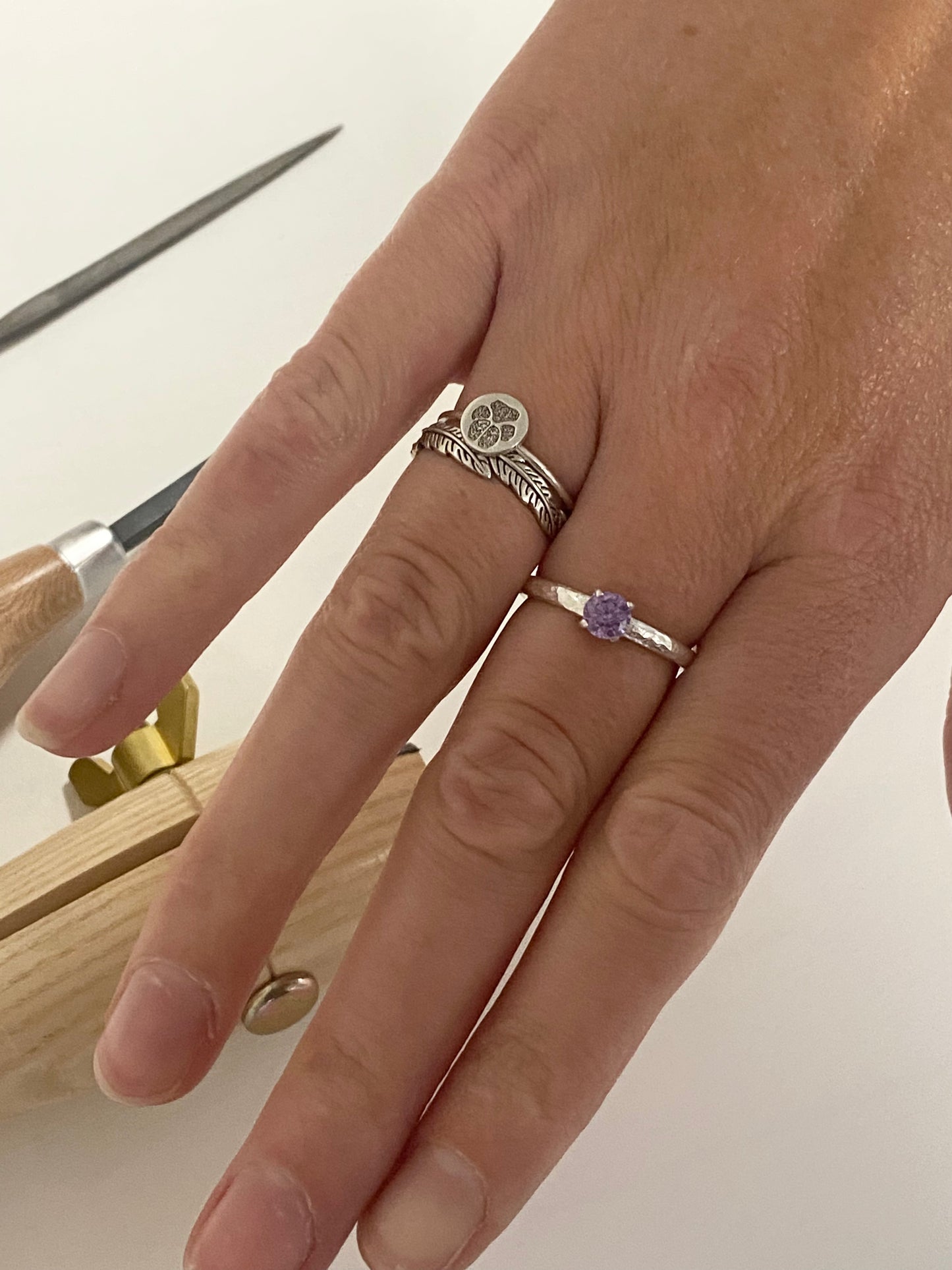 Claw Set Stone Silver Ring Workshop - Friday 24th February 2023 - 10am-1:30pm